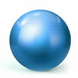 Pilates Ball Exercise Ball Yoga Ball Stability Ball Chair Yoga Ball for Fitness Balance Workout Physical Therapy w/ Pump Pilates Blue