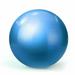 Pilates Ball Exercise Ball Yoga Ball Stability Ball Chair Yoga Ball for Fitness Balance Workout Physical Therapy w/ Pump Pilates Blue