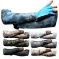 Cheers US Tattoo Sleeves Set Fake Sunscreen Arm Sleeves Soft Elasticity Flower Arm Gloves Cycling