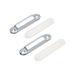 Attwood 10796-3 Angled Zamak Boat Bow Sockets Pack of 2