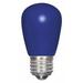 Satco Lighting S9172 Single 1.4 Watt Medium (E26) Led Bulb - Blue