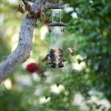EQWLJWE Hummingbird Feeders for Outdoors 41X12x12CM Hummingbird Feeder Unique Design Feeding System with Bright Transparent Tube Hummingbird Feeders for Outdoors Deck Patio Garden Yard