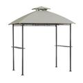 Garden Winds Replacement Canopy Top Cover for Westbrook Grill Gazebo - Riplock 350 - Slate Gray