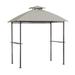 Garden Winds Replacement Canopy Top Cover for Westbrook Grill Gazebo - Riplock 350 - Slate Gray