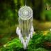 Door&Window Decoration Dream Catcher Solid White&Lace Wind Chimes Wishes Mascot SymbolWith Good Polyester Thread