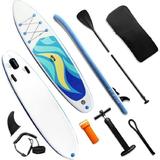 10.5ft Inflatable Paddle Board Stand Up Paddle Board with Premium sup Accessories Including Paddle Leash Fin Repair Kit Waterproof Backpack Paddle Board for Adults Youth