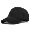 Mens And Womens Denim Retro Washed And Old Destroyed Peaked Cap Solid Color Baseball Cap Tennis Visors for Women Haddock Hat Women Tennis Attire Shade Hat Poly Scarf Large Shawl Woman Beach Hat Women