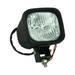 Larson Electronics D-HID-4400-F-BLK 12 - 24V DC & 35 watt Black HID Light 4.5 in. Square 3200 Lumens - 125 x 125 ft. Flood Beam