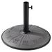 International Caravan Resin Compound Roman Numeral Umbrella Stand Grey