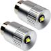 HQRP 2-Pack Ultra Bright 300Lm High Power 3W LED Upgrade Bulb for MagLight 2D 3D 2C 3C Halogen Xenon Flashlight D30113730000