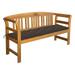 vidaXL Garden Bench with Cushion 61.8 Solid Acacia Wood 4289