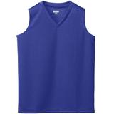 Augusta Girls Wicking Mesh Sleeveless Jersey 526 Purple M