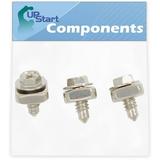 3-Pieces 279393 Dryer Cord Screw Kit Replacement for Whirlpool YWED92HEFU1 Dryer - Compatible with 279393 Terminal Block Screw Kit