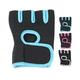 harmtty 1 Pair Men Women Gym Half Finger Sports Training Anti-slip Weightlifting Gloves