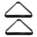 2Pcs American Style Billiards Racks Billiards Tripod Rack Plastic Billiards Rack