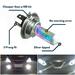 Mamamax H4 LED Headlight Bulbs Color Beam Power Bright Fog Light Bulbs Replacement for Daytime Running Light Driving Lamp Free 501 Canbus/Error Free Cree Sidelights Bulbs Surround glow 2PCS