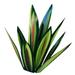 dido Agave Leaves DIY Metal Iron Art Plant Statue Home Decor Ornaments for Home