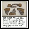 HPC Gas Log Wood Bit Ember Enhancement Kit Five Piece Set 843-WB5