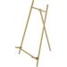 Bard s Satin Gold-toned Metal Easel 12 H x 7 W x 7.75 D Pack of 2