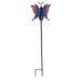 Evergreen Flag Beautiful Butterfly Americana Spinning Garden Stake - 6 x 6 x 28 Inches