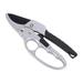 8 Garden scissors Professional Ratchet Anvil Pruning Shears Reinforced Design Handle Garden Shears Clippers Anvil Pruner Black+Silver