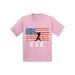 Awkward Styles Baseball USA Toddler Shirt Free to Be Me USA Baseball T shirt for Kids 4th of July Party USA Flag Boy Girl Tshirt USA Patriotic Gifts Vintage USA T-shirt for Boy Girl Made in the USA