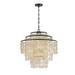 Four Light Chandelier-Dark Bronze Finish Bailey Street Home 49-Bel-3362062