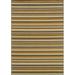 Moretti Thorn Indoor/Outdoor Area Rug 1001J Grey Patio Stripes 1 9 x 3 9 Rectangle