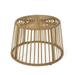 Jabe Wicker Outdoor Side Table Light Brown