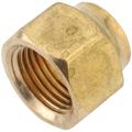 Anderson Metals 5/8 In. x 1/2 In. Brass Flare Reducing Nut 754020-1008