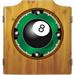 Trademark Global 8-Ball Dart Board Cabinet includes Bristle Board and Darts