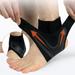 MAGAZINE Ankle Support Socks Men Women Lightweight Breathable Compression Left / Right Feet Sleeve Heel Cover Protective Wrap Sportswear