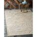 Unique Loom Outdoor Botanical Collection Area Rug - Jacksonville (9 x 12 Rectangle Beige/Light Brown)