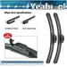 Yeahmol 22 +16 Fit For Nissan NV200 2017 Windshield Wiper Blades Replacement Wiper Blades For Car Front Window (Set of 2 22 Inch + 16 Inch J U HOOK)