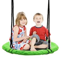 24 Saucer Hammock Chair Swing Multi-seater Platform Mat Indoor & Outdoor kids Round Flying Sky Swing Lounge Chair Park