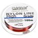 Uxcell 109Yard 7Lb Fluorocarbon Coated Monofilament Nylon Fishing Line Wine Red