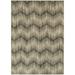 Addison Heights Highlands Chevron Transitional Area Rug Green