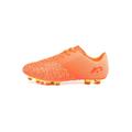 UKAP Kids Soccer Cleats Mens Athletic Outdoor Indoor Comfortable Soccer Shoes Boys Football Student Cleats Sneaker Shoes High Gripping Power 27018 Orange Red Long Nails 12C