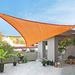 Grofry Triangular Sun Shade Waterproof Wear Resistant Dust-proof Garden Patio Pool Triangular Sun Shade for Outdoor Khaki