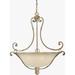 2494-06-41-Forte Lighting-Perry - 6 Light Bowl Pendant-34.5 Inches Tall and 29.5 Inches Wide