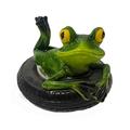 huntermoon Simulated Animals Decorate Pond Frogs Resin Sculpture Courtyard Realistic Garden Supplies Water Fun Floating Ornaments