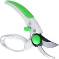 WilFiks Garden Pruning Shears - 8 Classic Bypass Hand Pruner - Secateurs Steel Gardening Scissors with Comfortable Handle and Shock Absorbing Spring - Branch Stem and Tree Trimmer Hand Tool