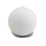 4 in. White Citronella Ball Candles -2pc-Box