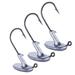 Goture Round Jig Head Lead Jig Head Hooks for Freshwater Saltwater Fishing Swimbait Jig Heads with Fishing Box for TroutBass Fishing Crappie Pro Jig Heads