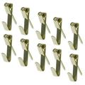 National Hardware N260-000 Picture Hangers 5 Pound Brass Finish Steel 10 Pack Each
