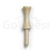 Golf Tees Etc Step Down Natural Wood Golf Tees 2 1/8 Inch Strong & Light Weight Castle Golf Tees - (1000 Pack)
