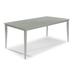 Pemberly Row ModernGray Aluminum Outdoor Dining Table