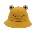 YUEHAO accessories Women Winter Cute Animal Hiking Beach Fishing Cap Hats Photography Bucket Hat Bucket Hats Yellow