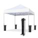 Eurmax Canopy 8 x 8 Snowy Pop-up and Instant Outdoor Canopy