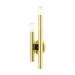 Livex Lighting - Helsinki - 2 Light ADA Wall Sconce in Mid Century Modern Style